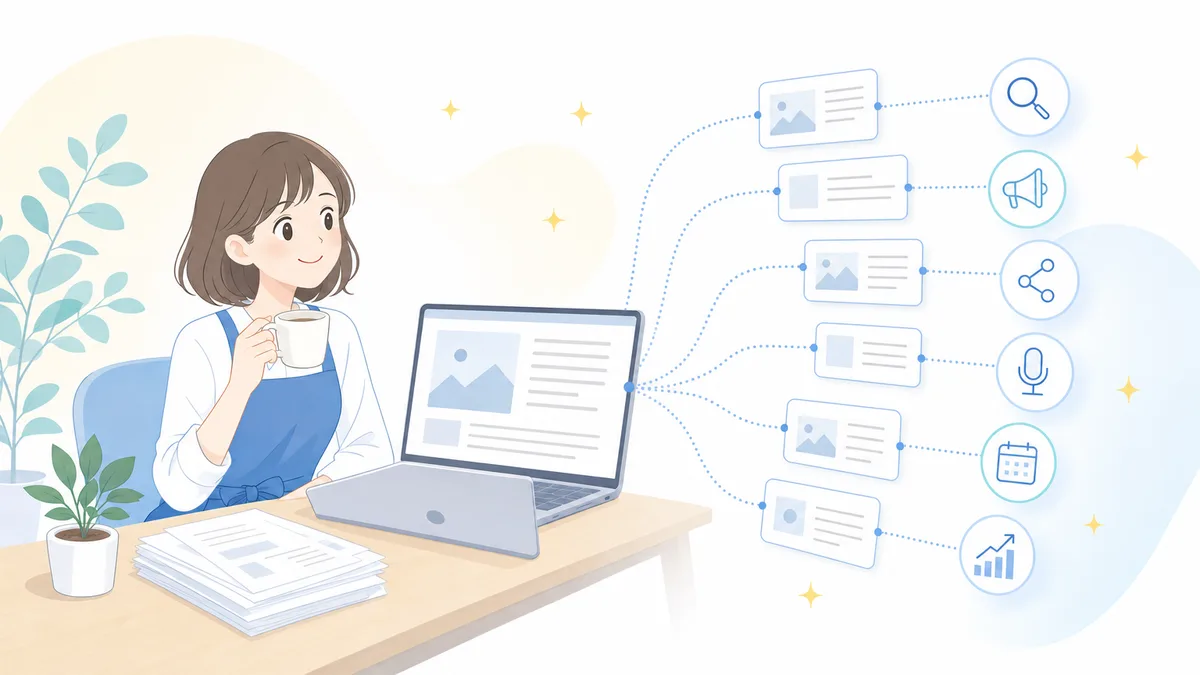 ブログを書く時間が取れない事業者の情報発信のユースケース